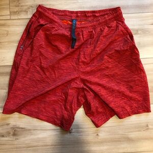 Red Lululemon Men’s Shorts size medium